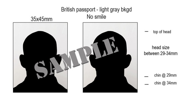 UK British Passport Photo